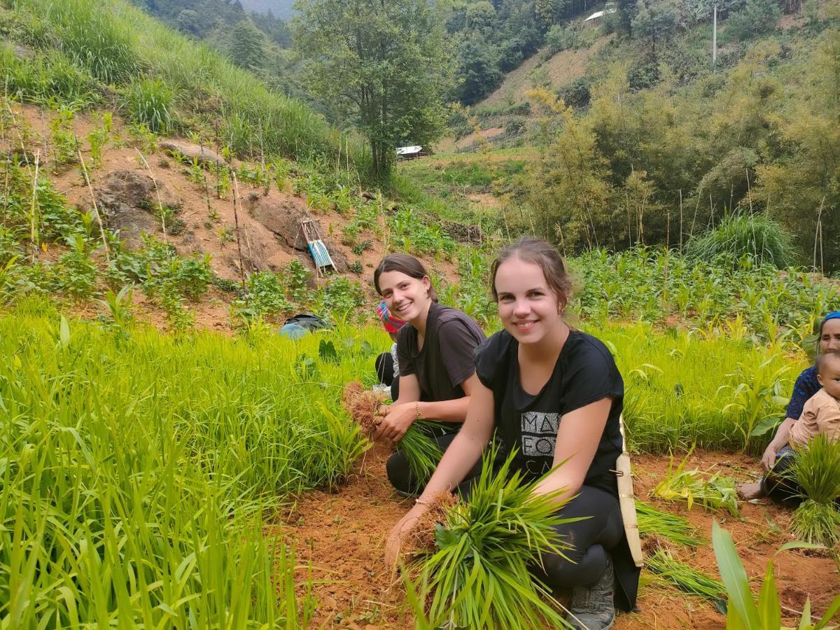Indigenous Homestay- Trek- Food- Bus Mu Cang Chai Eksteriør bilde