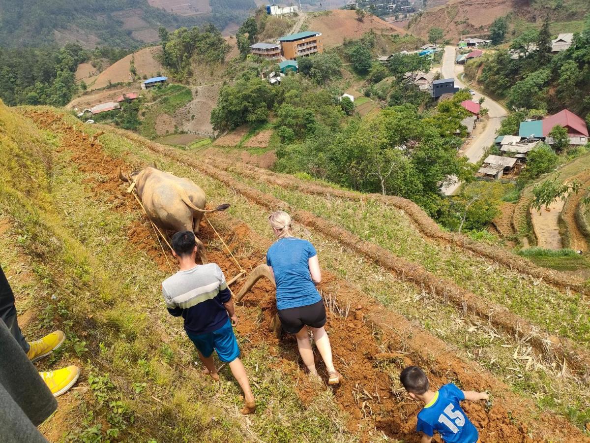 Indigenous Homestay- Trek- Food- Bus Mu Cang Chai Eksteriør bilde