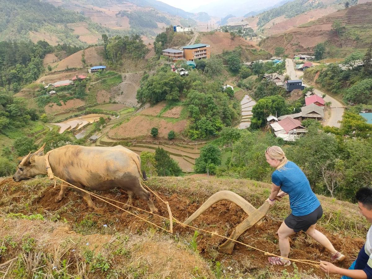 Indigenous Homestay- Trek- Food- Bus Mu Cang Chai Eksteriør bilde