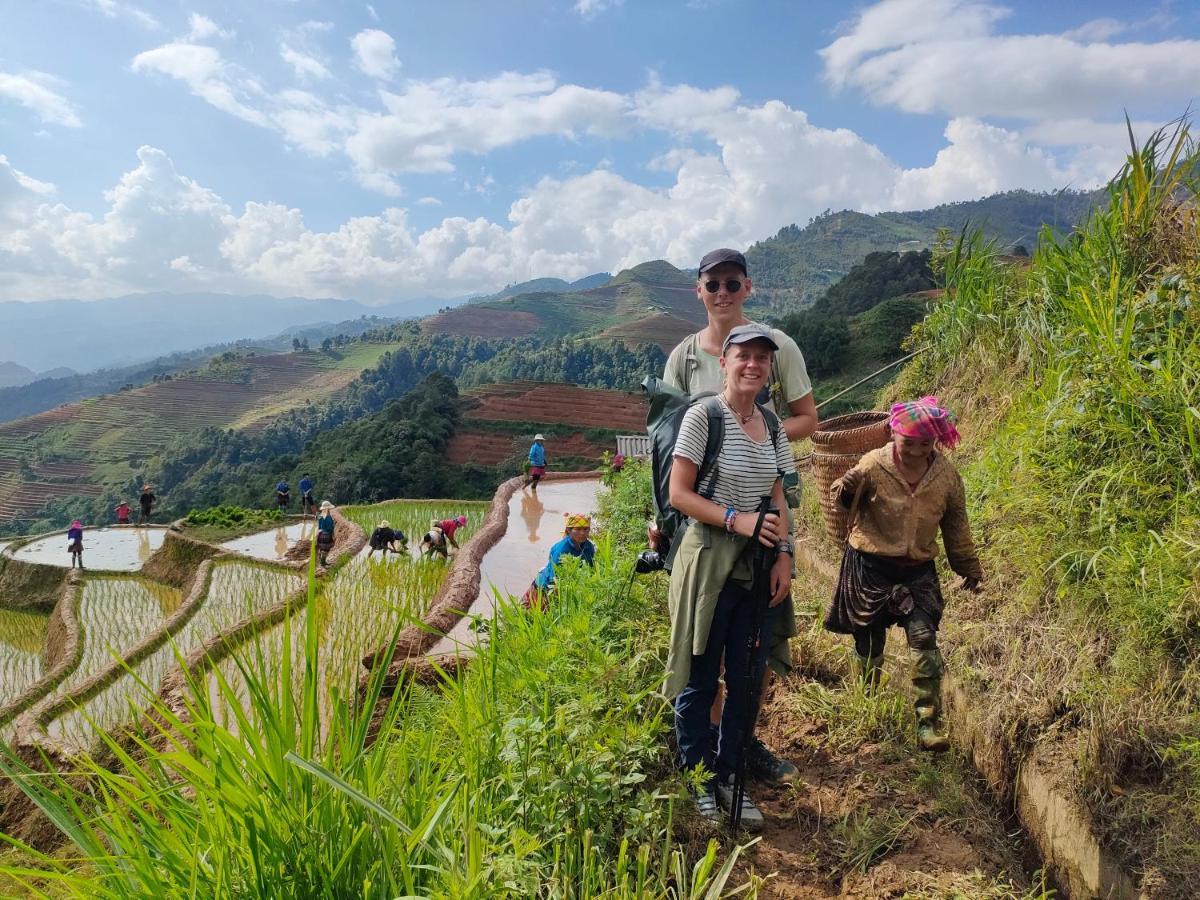 Indigenous Homestay- Trek- Food- Bus Mu Cang Chai Eksteriør bilde