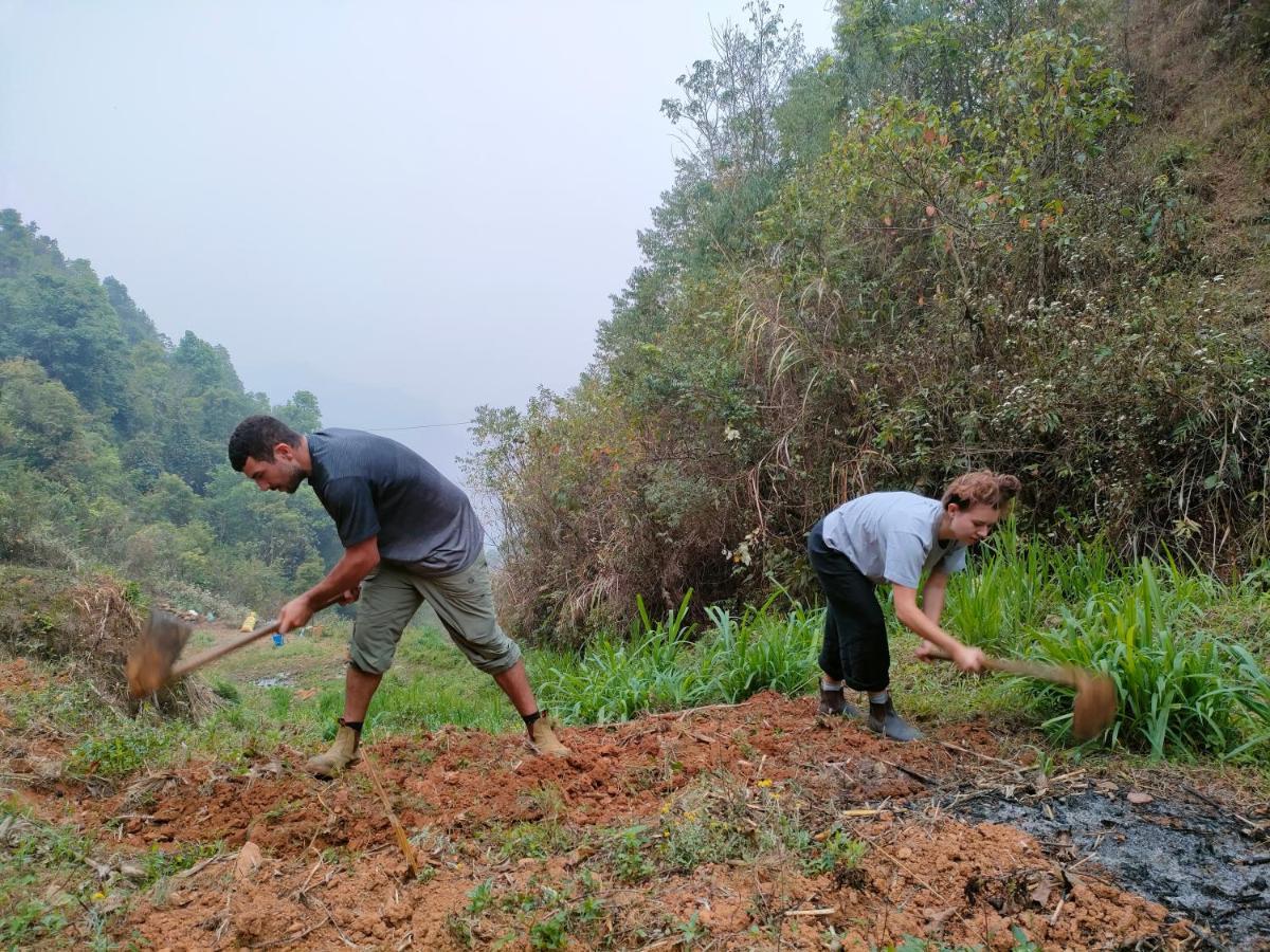 Indigenous Homestay- Trek- Food- Bus Mu Cang Chai Eksteriør bilde