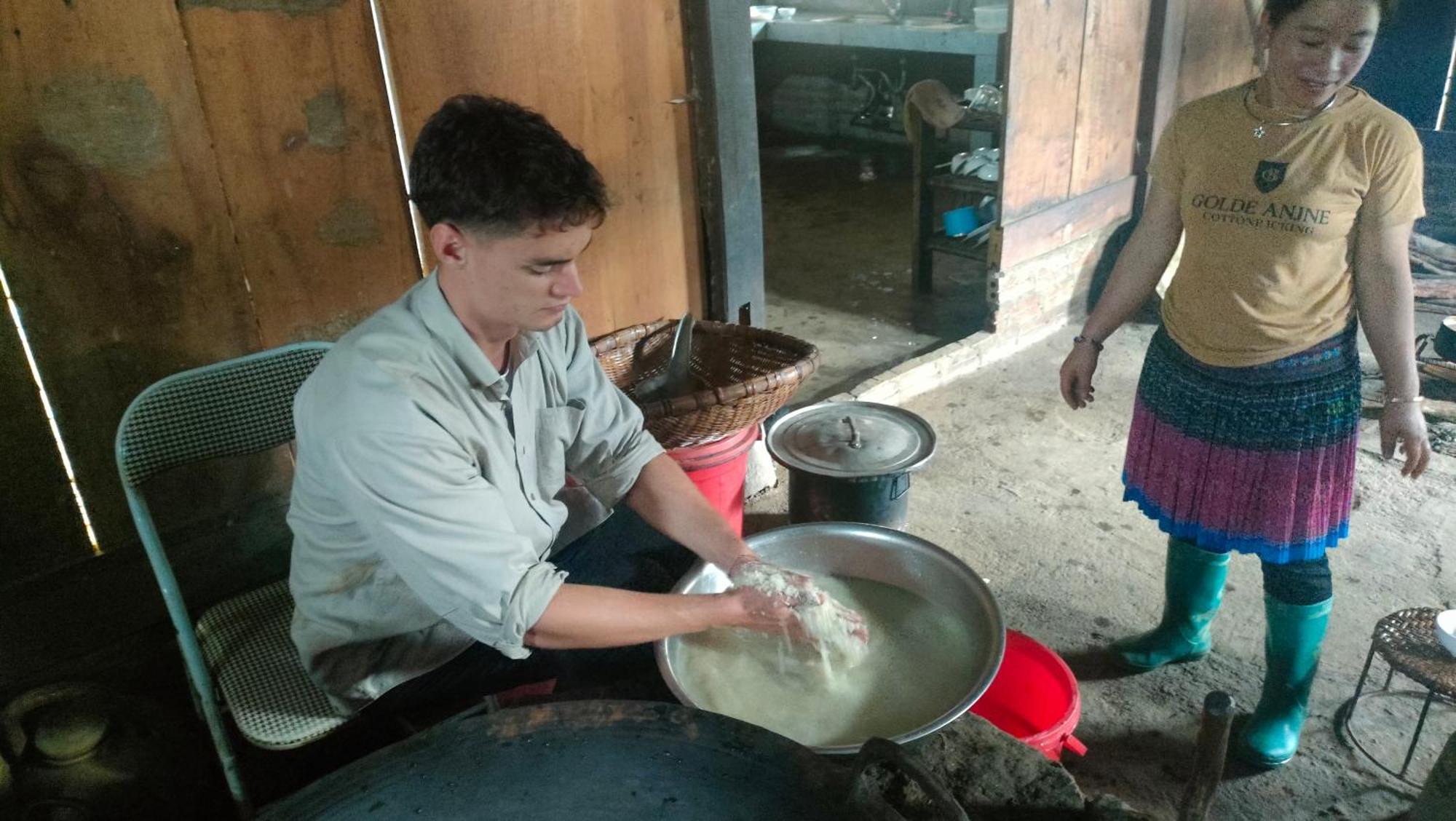 Indigenous Homestay- Trek- Food- Bus Mu Cang Chai Eksteriør bilde